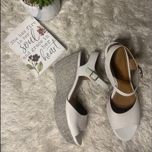Clarks wedge sandals